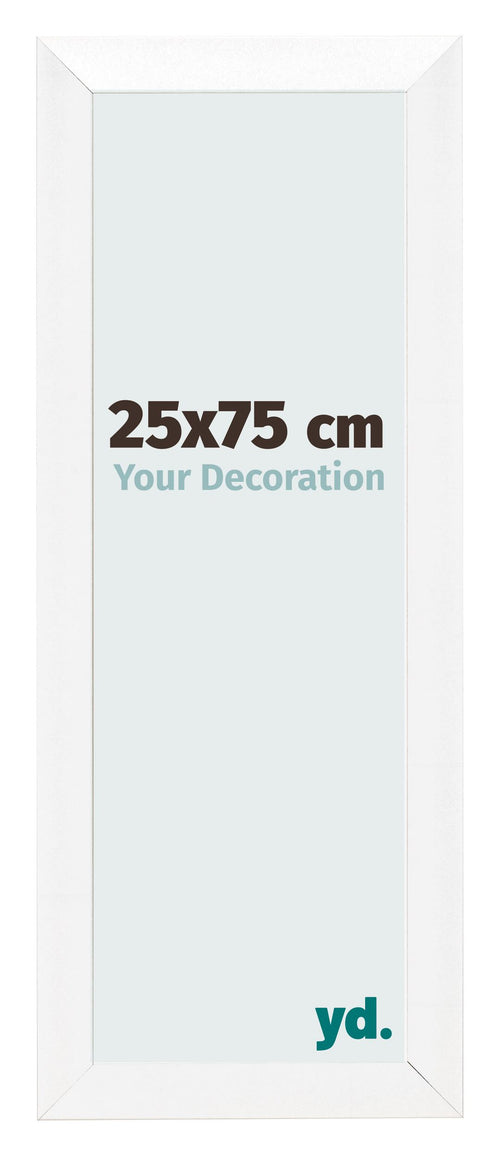 Photo Frame 25x75cm White Vintage MDF Pisa Front Size | Yourdecoration.co.uk