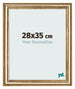 Photo Frame 28x35cm Gold Antique MDF Lazio Front Size | Yourdecoration.co.uk
