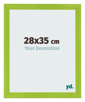 Photo Frame 28x35cm Green MDF Pisa Front Size | Yourdecoration.co.uk