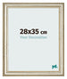 Photo Frame 28x35cm Metallic Gloss MDF Lazio Front Size | Yourdecoration.co.uk