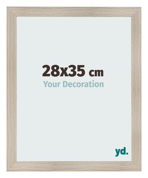 Photo Frame 28x35cm Oak Rustic MDF Pisa Front Size | Yourdecoration.co.uk