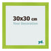 Photo Frame 30x30cm Green MDF Pisa Front Size | Yourdecoration.co.uk