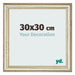 Photo Frame 30x30cm Metallic Gloss MDF Lazio Front Size | Yourdecoration.co.uk