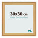 Photo Frame 30x30cm Pine Woodgrain MDF Lazio Front Size | Yourdecoration.co.uk