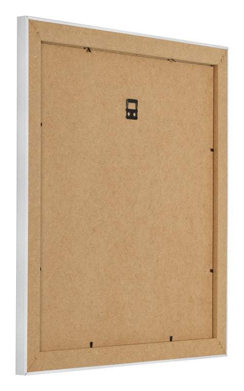 Photo Frame 30x30cm Silver Black Swept MDF Pisa Back Oblique | Yourdecoration.co.uk