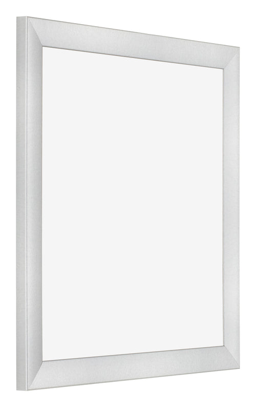 Photo Frame 30x30cm Silver Black Swept MDF Pisa Front Oblique | Yourdecoration.co.uk