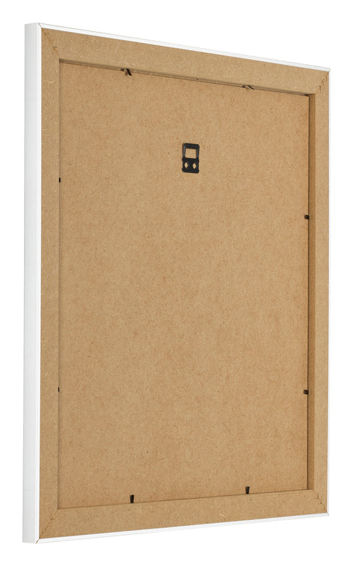 Photo Frame 30x30cm White Vintage MDF Pisa Back Oblique | Yourdecoration.co.uk