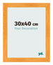 Photo Frame 30x40cm Orange MDF Pisa Front Size | Yourdecoration.co.uk