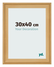 Photo Frame 30x40cm Pine Woodgrain MDF Lazio Front Size | Yourdecoration.co.uk