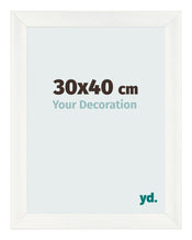 Photo Frame 30x40cm White Vintage MDF Pisa Front Size | Yourdecoration.co.uk