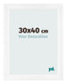 Photo Frame 30x40cm White Vintage MDF Pisa Front Size | Yourdecoration.co.uk