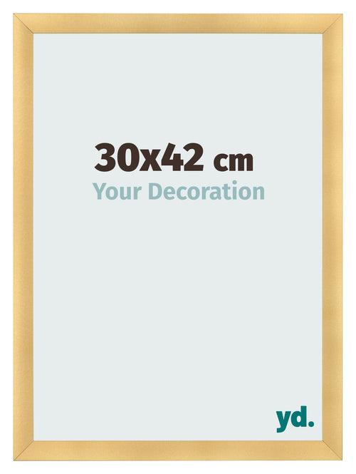 Photo Frame 30x42cm Gold Vintage MDF Pisa Front Size | Yourdecoration.co.uk