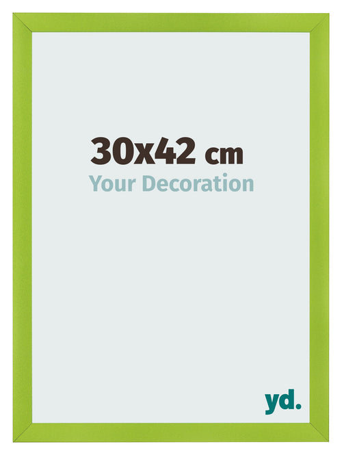 Photo Frame 30x42cm Green MDF Pisa Front Size | Yourdecoration.co.uk