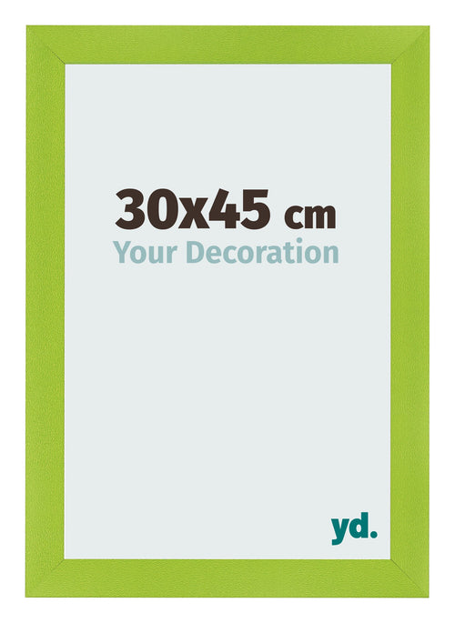 Photo Frame 30x45cm Green MDF Pisa Front Size | Yourdecoration.co.uk