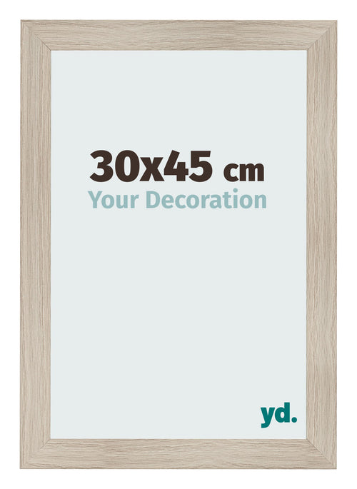 Photo Frame 30x45cm Oak Rustic MDF Pisa Front Size | Yourdecoration.co.uk