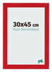 Photo Frame 30x45cm Red MDF Pisa Front Size | Yourdecoration.co.uk