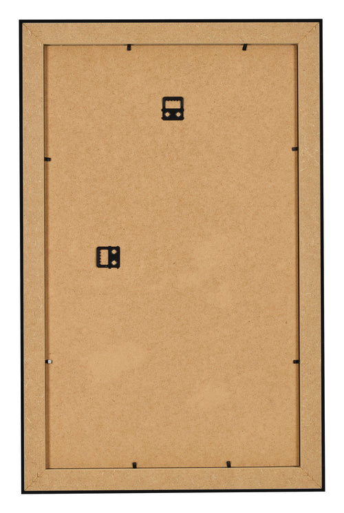 Photo Frame 30x50cm Black Silver Polished MDF Pisa Back | Yourdecoration.co.uk