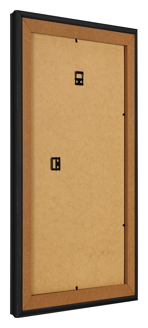 Photo Frame 30x50cm Black Woodgrain MDF Lazio Back Oblique | Yourdecoration.co.uk