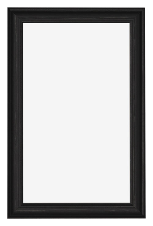 Photo Frame 30x50cm Black Woodgrain MDF Lazio Front | Yourdecoration.co.uk