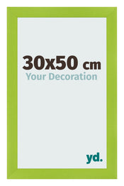 Photo Frame 30x50cm Green MDF Pisa Front Size | Yourdecoration.co.uk