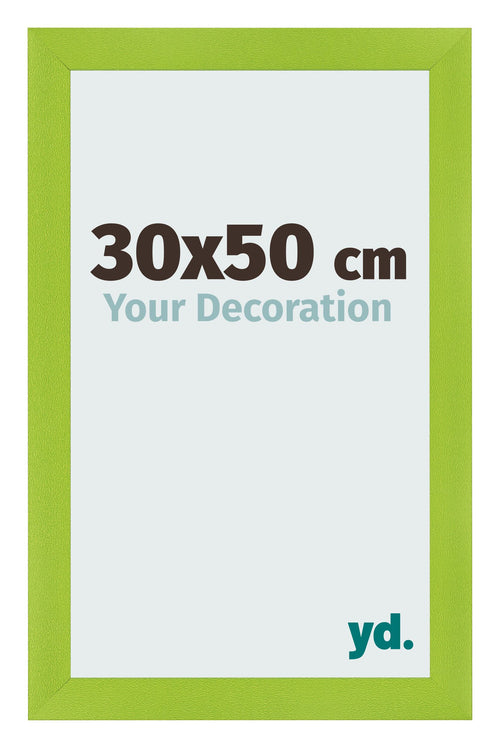 Photo Frame 30x50cm Green MDF Pisa Front Size | Yourdecoration.co.uk