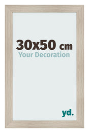 Photo Frame 30x50cm Oak Rustic MDF Pisa Front Size | Yourdecoration.co.uk