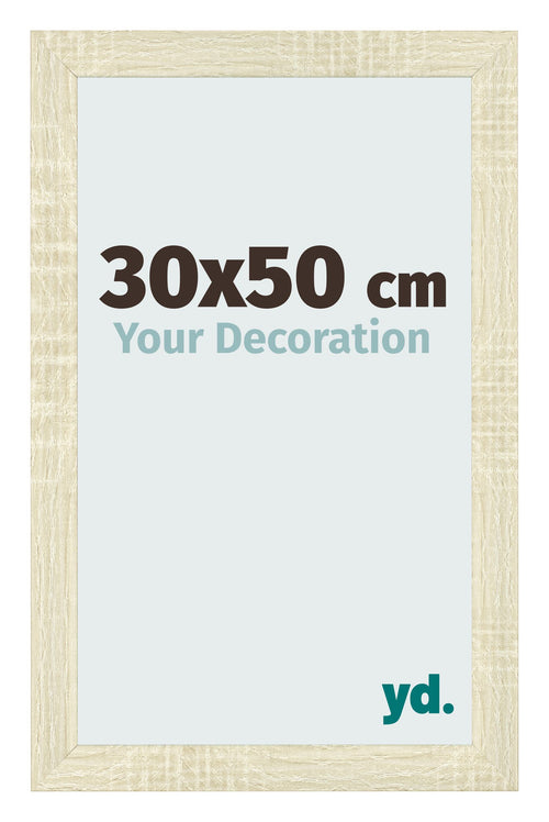 Photo Frame 30x50cm Sonoma Oak MDF Pisa Front Size | Yourdecoration.co.uk