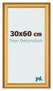 Photo Frame 30x60cm Gold Matte MDF Lazio Front Size | Yourdecoration.co.uk