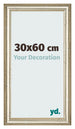 Photo Frame 30x60cm Metallic Gloss MDF Lazio Front Size | Yourdecoration.co.uk