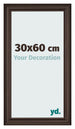Photo Frame 30x60cm Oak Dark MDF Lazio Front Size | Yourdecoration.co.uk