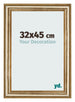 Photo Frame 32x45cm Gold Antique MDF Lazio Front Size | Yourdecoration.co.uk