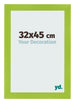 Photo Frame 32x45cm Green MDF Pisa Front Size | Yourdecoration.co.uk