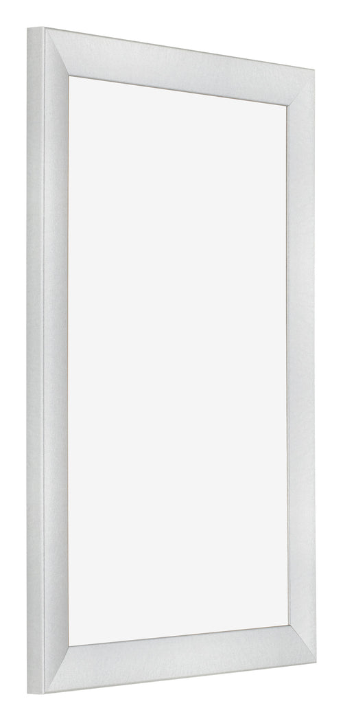 Photo Frame 32x45cm Silver Black Swept MDF Pisa Front Oblique | Yourdecoration.co.uk