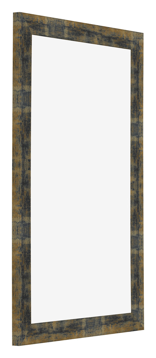 Photo Frame 33x48cm Blue Gold Melange MDF Pisa Front Oblique | Yourdecoration.co.uk