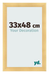 Photo Frame 33x48cm Gold Vintage MDF Pisa Front Size | Yourdecoration.co.uk