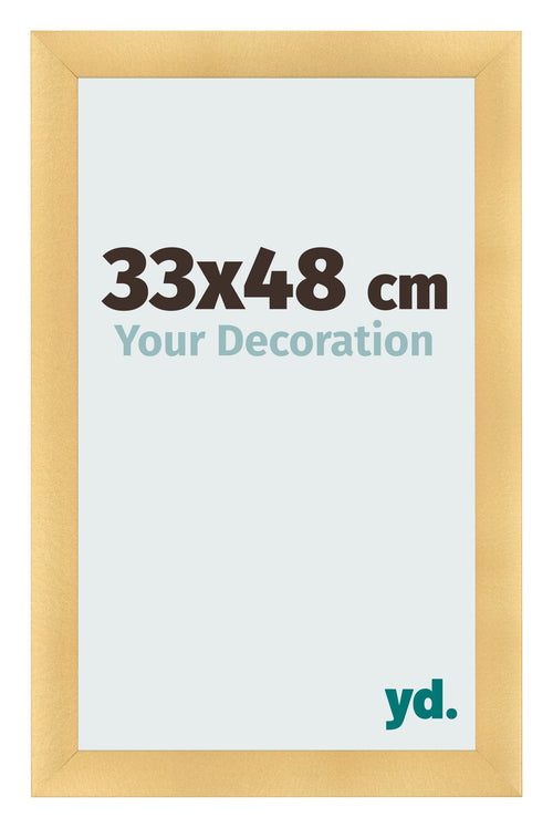 Photo Frame 33x48cm Gold Vintage MDF Pisa Front Size | Yourdecoration.co.uk