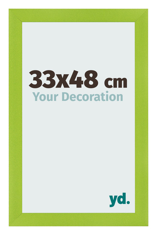 Photo Frame 33x48cm Green MDF Pisa Front Size | Yourdecoration.co.uk