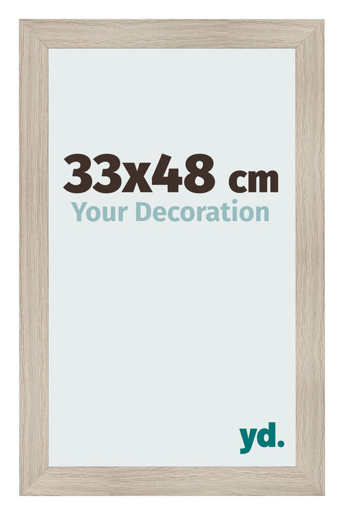 Photo Frame 33x48cm Oak Rustic MDF Pisa Front Size | Yourdecoration.co.uk