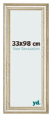 Photo Frame 33x98cm Metallic Gloss MDF Lazio Front Size | Yourdecoration.co.uk