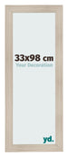 Photo Frame 33x98cm Oak Rustic MDF Pisa Front Size | Yourdecoration.co.uk