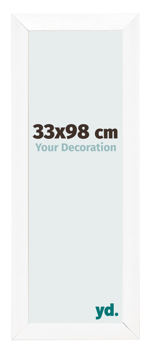Photo Frame 33x98cm White Vintage MDF Pisa Front Size | Yourdecoration.co.uk