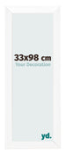Photo Frame 33x98cm White Vintage MDF Pisa Front Size | Yourdecoration.co.uk
