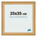 Photo Frame 35x35cm Pine Woodgrain MDF Lazio Front Size | Yourdecoration.co.uk