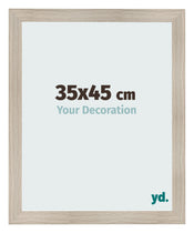 Photo Frame 35x45cm Oak Rustic MDF Pisa Front Size | Yourdecoration.co.uk