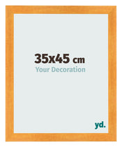 Photo Frame 35x45cm Orange MDF Pisa Front Size | Yourdecoration.co.uk