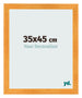 Photo Frame 35x45cm Orange MDF Pisa Front Size | Yourdecoration.co.uk