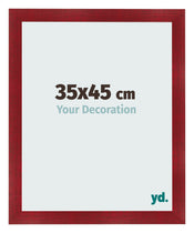 Photo Frame 35x45cm Wine Red Swept MDF Pisa Front Size | Yourdecoration.co.uk