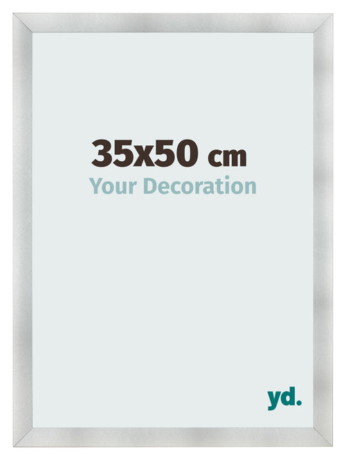 Photo Frame 35x50cm Aluminum Brushed MDF Pisa Front Size | Yourdecoration.co.uk