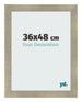 Photo Frame 36x48cm Gold Vintage MDF Pisa Front Size | Yourdecoration.co.uk