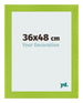 Photo Frame 36x48cm Green MDF Pisa Front Size | Yourdecoration.co.uk